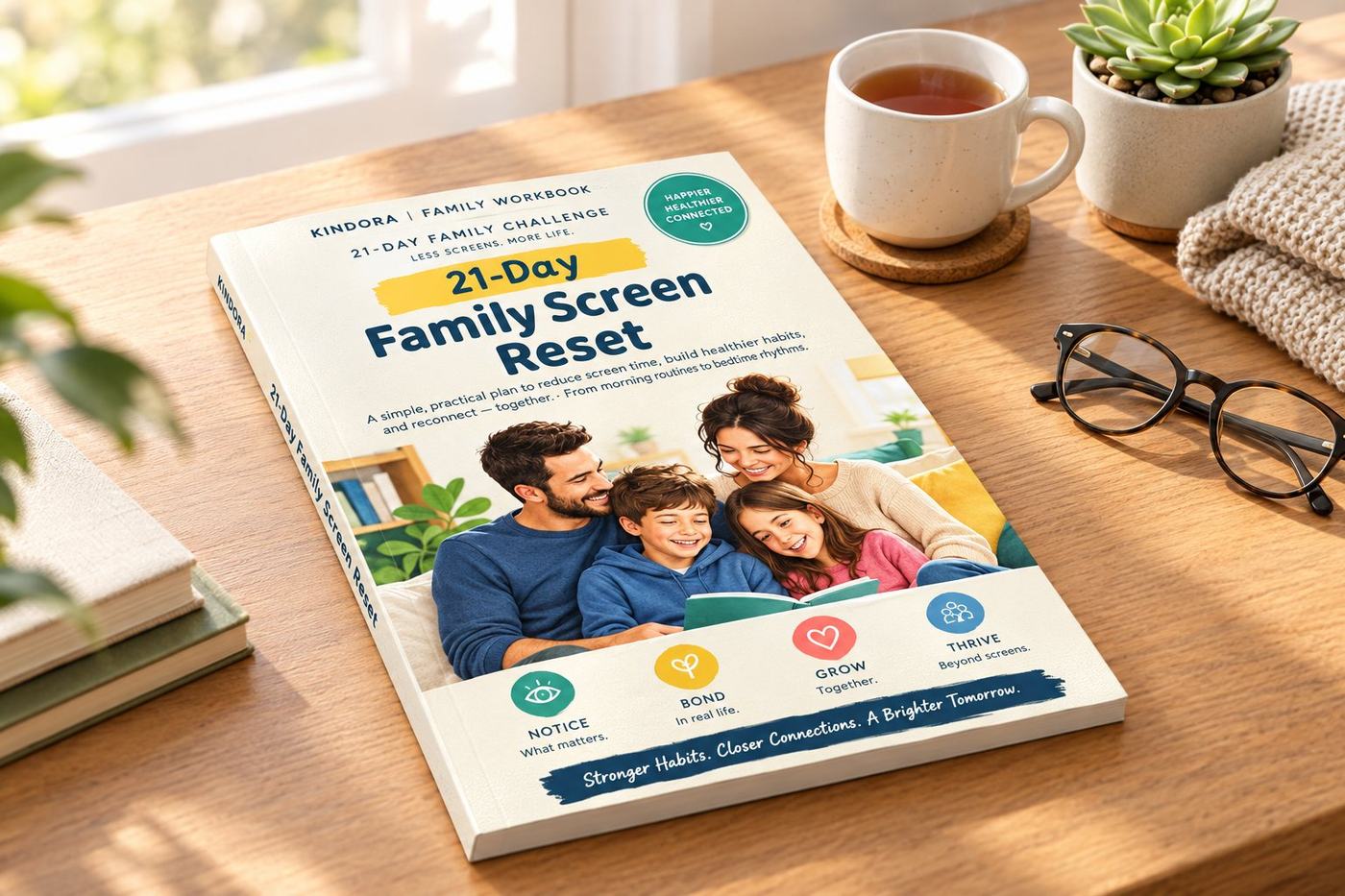21-Day Family Screen Reset printable workbook